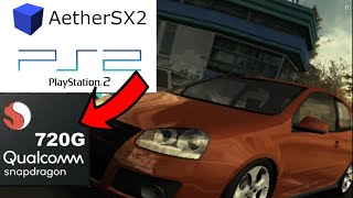 Snapdragon 720G Benchmark: NFSMW on AetherSX2 1.4-2953