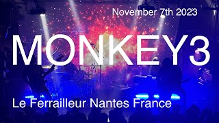 MONKEY3 Live Full Concert 4K @ Le Ferrailleur Nantes France November 7th 2023