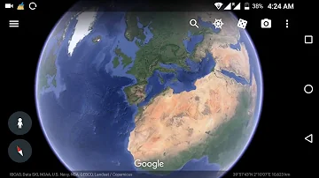 How do I view Google Earth live?