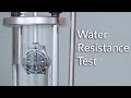 Water resistance watch test with pressure tester