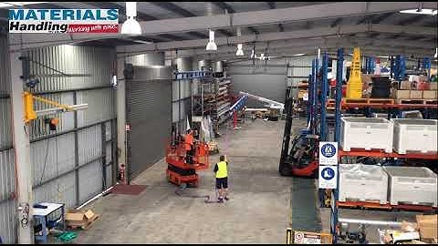 Gorbel Workstation Gantry Crane - Timelapse