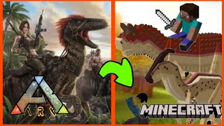 dinosaurios en Minecraft ARK #9 / prehistoric life / Enderman 9904
