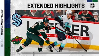 Seattle Kraken vs. Minnesota Wild Mar 27, 2023 HIGHLIGHTS