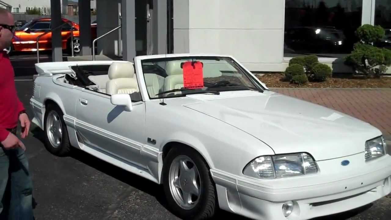 1989 Ford Mustang GT Convertible (www.car1.ca) - YouTube