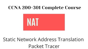 Configure Static NAT Network Address Translation using Packet Tracer