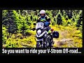 Tips and Tricks for Riding your Suzuki V-Strom Off-Road: Episode 1