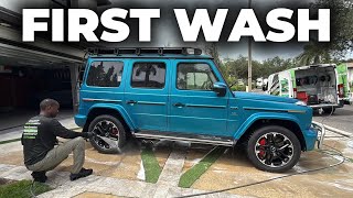 A BRAND NEW AMG G WAGON gets its FIRST WASH by Detailers of Lakewood Ranch - Meet the Detailers