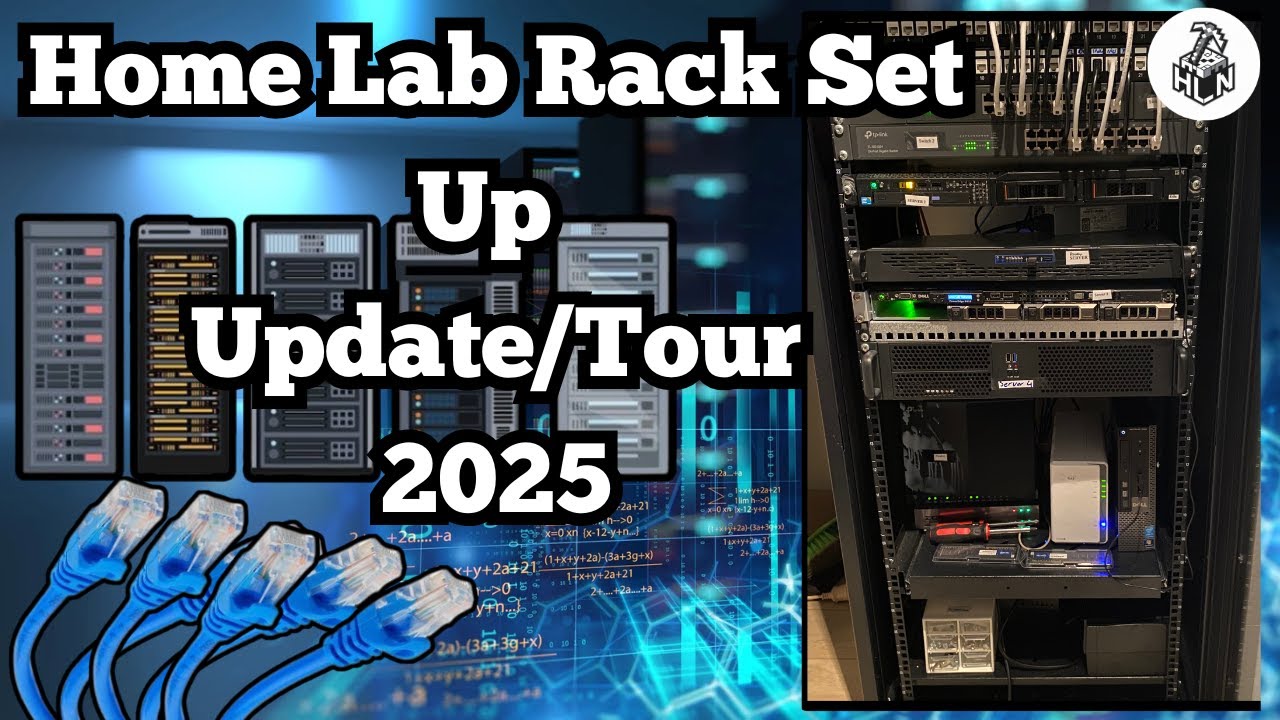 My Home Lab Network Rack Setup and Tour 2025 Edition! - YouTube