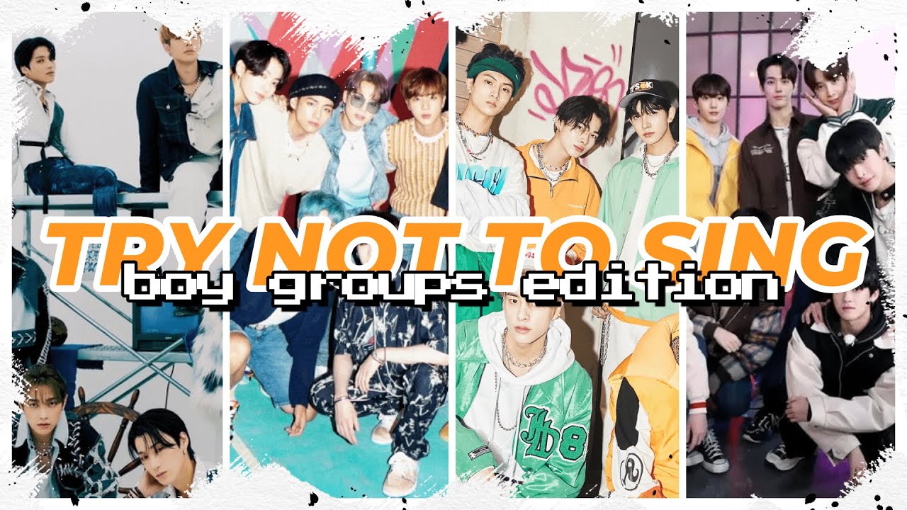 KPOP GAME - TRY NOT TO SING (BOY GROUPS EDITION)