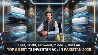 Gree, Orient, Kenwood, Midea, CROSS AIR 1.5 Ton Inverter AC Price in Pakistan 2026 | T3 Comparison