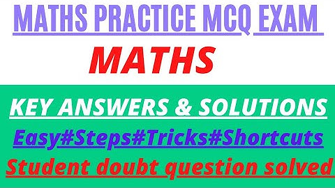 MCQ questions of Maths KSEEB Maths question paper ಗಣಿತದ ಬಹು ಆಯ್ಕೆ ಪ್ರಶ್ನೆಗಳು SSLC exam New Pattern