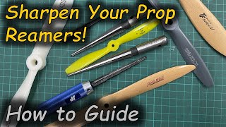 How To Sharpen Prop Reamers For Effective Use - Fitting Propellers On Model Engines