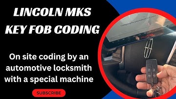2013 Lincoln MKS Key Fob Program by a Locksmith #Lincolnkeyprogram #programLincolnkeyfob #Lincolnkey
