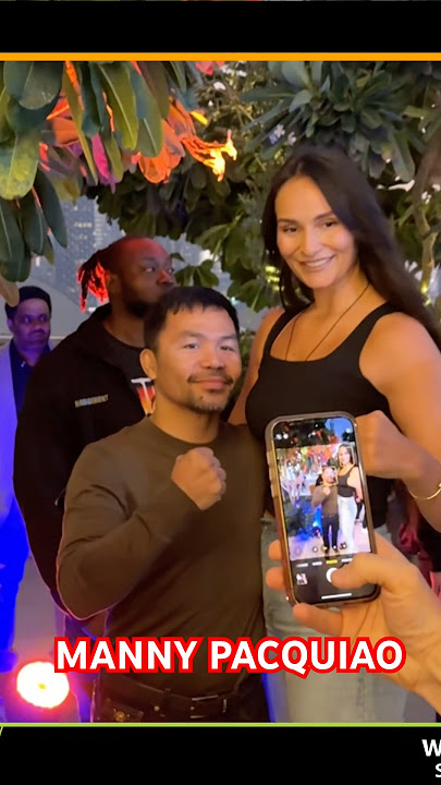 MANNY PACQUIAO MAKES TIME FOR FANS IN DUBAI 🤩