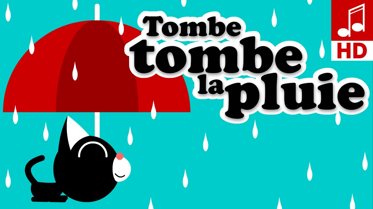 TOMBE LA PLUIE comptine pour bb et pour maternelle