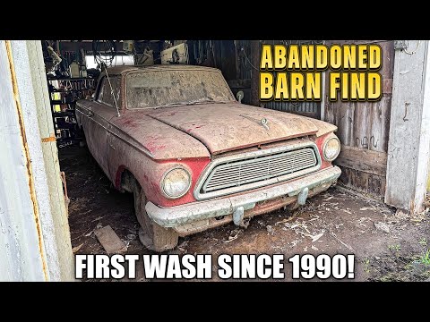 First Wash Since 1990: Barn Find AMC Rambler! | Car Detailing Restoration