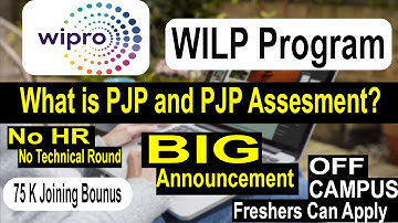What is PJP? | What is PJP Assesment ? | Will Wipro not Onboard If We fail in PJP Assesment? | Wipro
