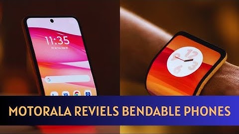 Motorola Reveals Groundbreaking Bendable Phone! Flexible Display Technology of the Future