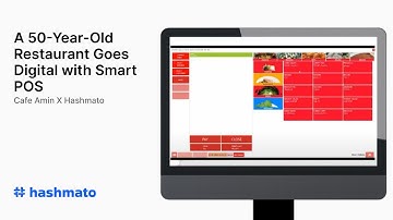 Cafe Amin x Hashmato | A 50-Year-Old Restaurant Goes Digital with Smart POS