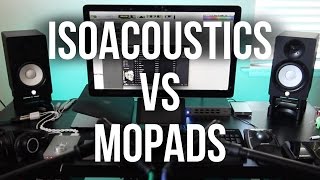 IsoAcoustic Stands vs Auralex Mopads