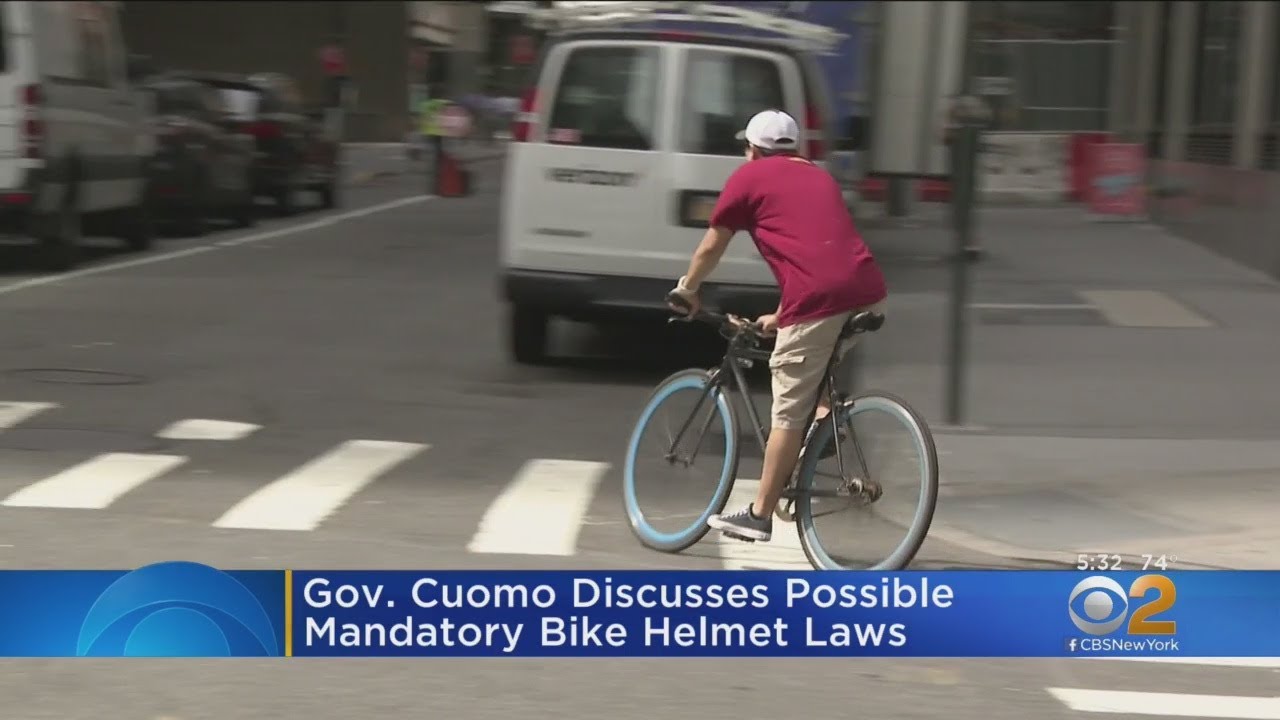 Gov. Cuomo Discusses Possible Mandatory Bike Helmet Laws YouTube