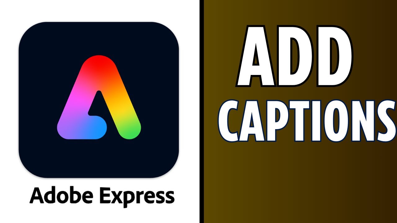 Adobe Express : How to Add Auto Captions in Adobe Express (2024) - YouTube