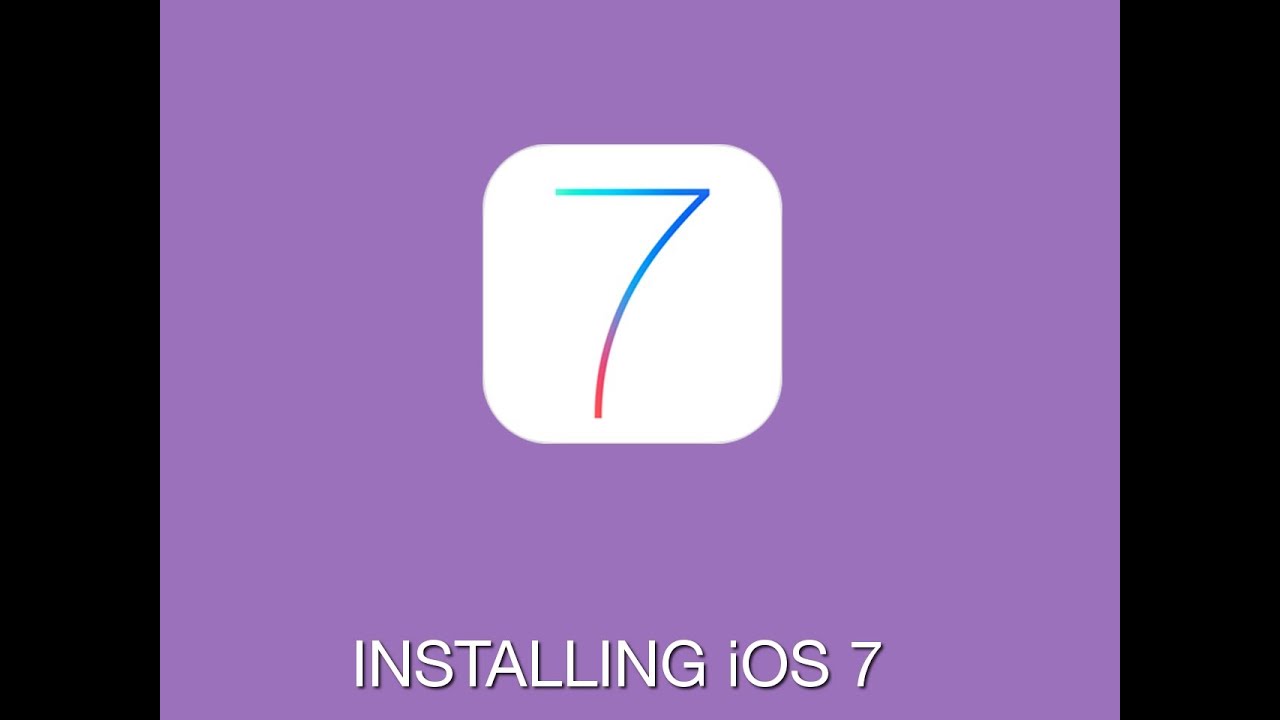 Installing iOS 7 - YouTube
