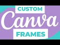 How To Make Custom Frames For Canva - Easy Sublimation Hack for Crafters