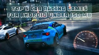 TOP 5 CAR RACING GAMES FOR ANDROID || UNDER 150 MB FOR LOW END DEVICES || TRY OUT LIST screenshot 5