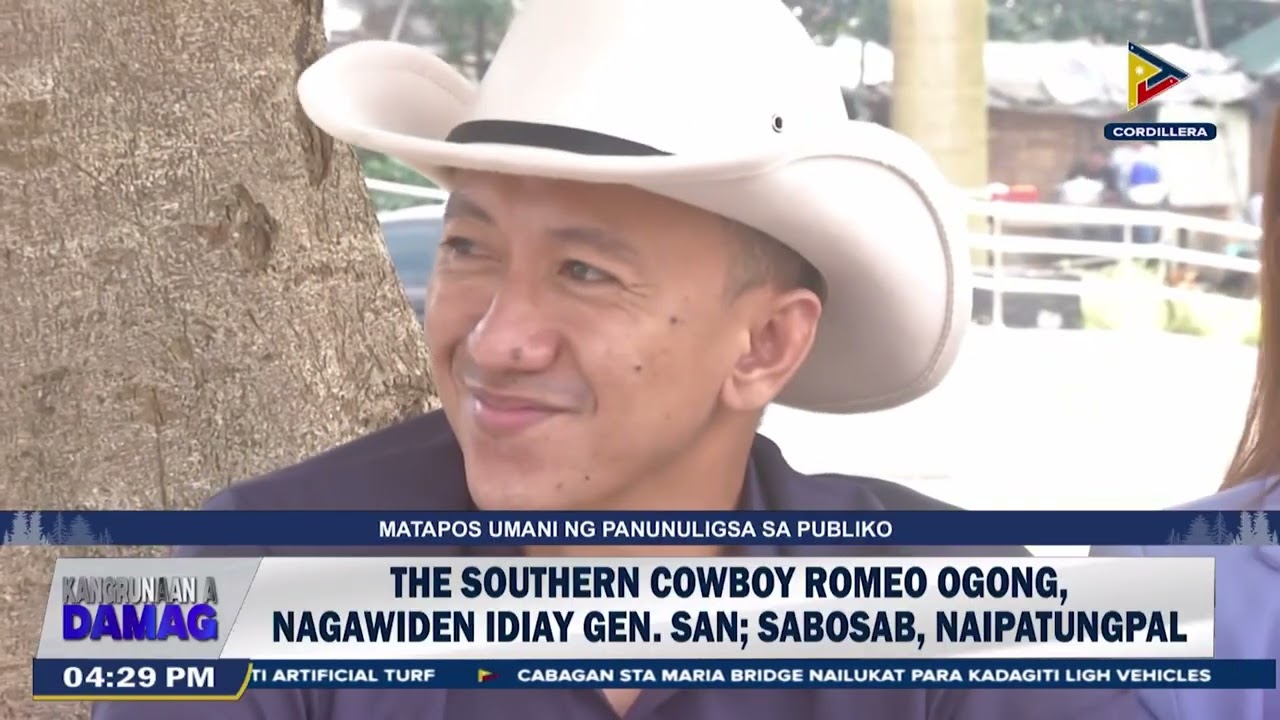 The Southern Cowboy Romeo Ogong, nagawiden idiay Gen. San; Sabosab, naipatungpal
