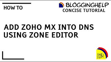 How to add Zoho MX Records into DNS using cPanels Zone Editor