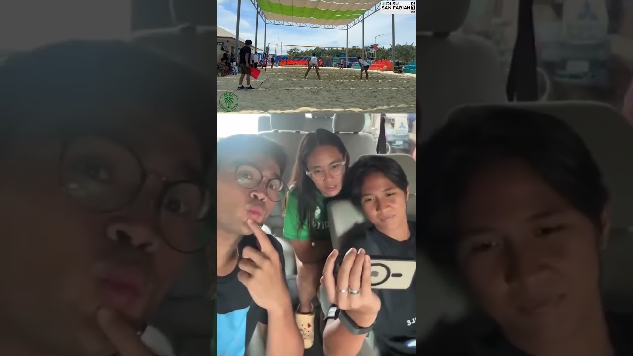 Migs, Mica & Sasa tuned in to support their teammates 🤳