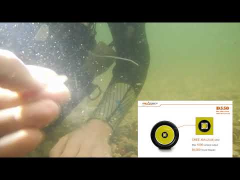 Orcatorch D550 Review with Underwater footage!