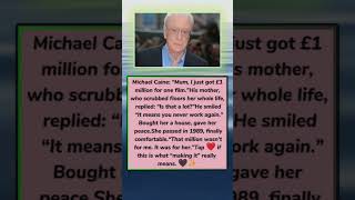 A Million Dollar Promise Was Made to His Mother by Michael Caine