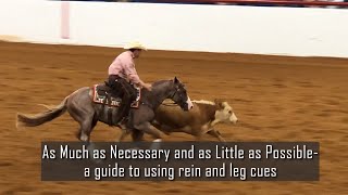 As Much as Necessary and as Little as Possible-A Guide to Rein and Leg Cues
