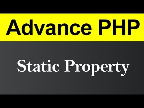 Static Properties in PHP (Hindi)