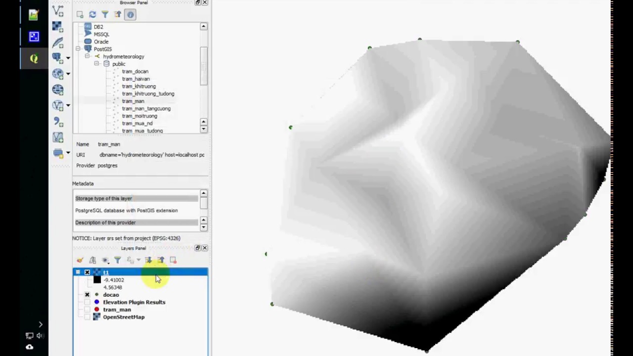 [QGIS Advanced] Get Elevation from point and Interpolation - YouTube