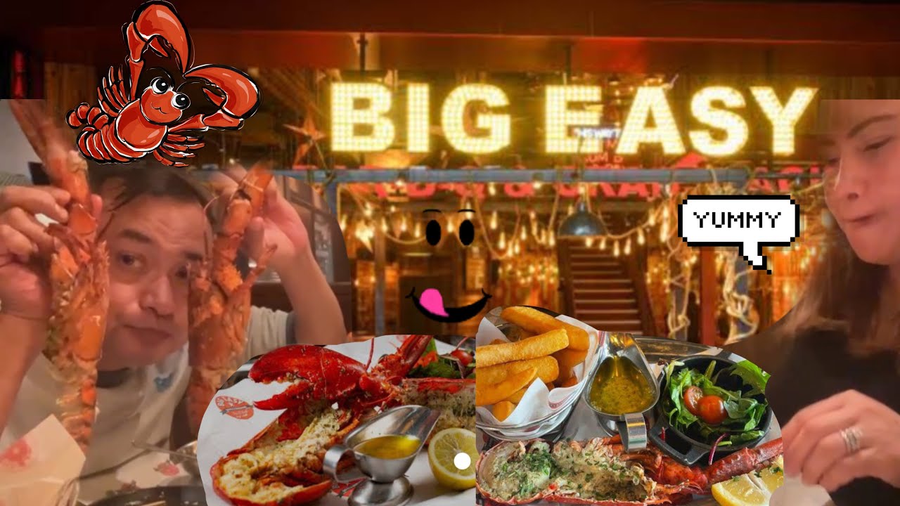 BIG EASY RESTAURANT (Bluewater) CHING FAMILY bbq lobster restaurant YouTube