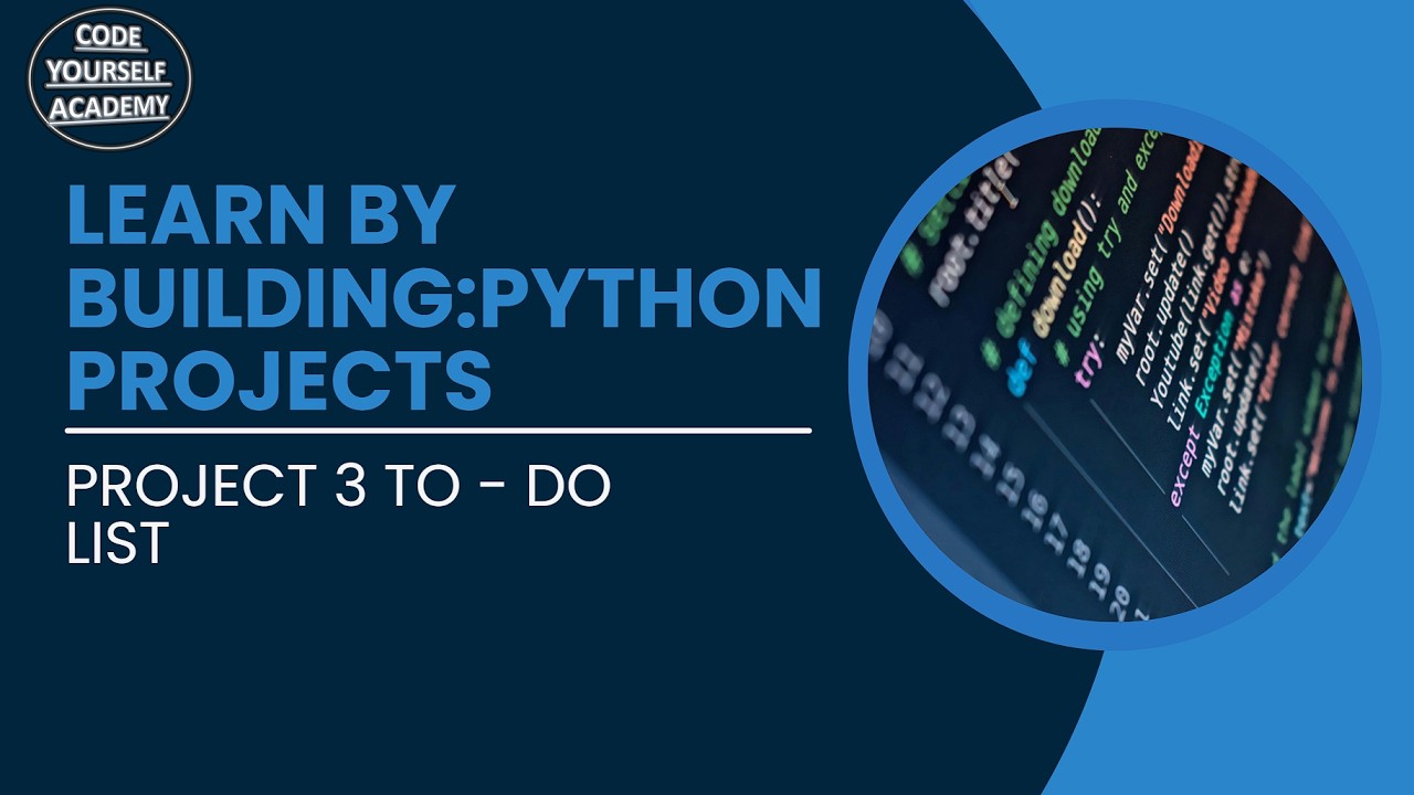 Learn by Building Python Project 3: Console-Based To-Do List App | CYA ...