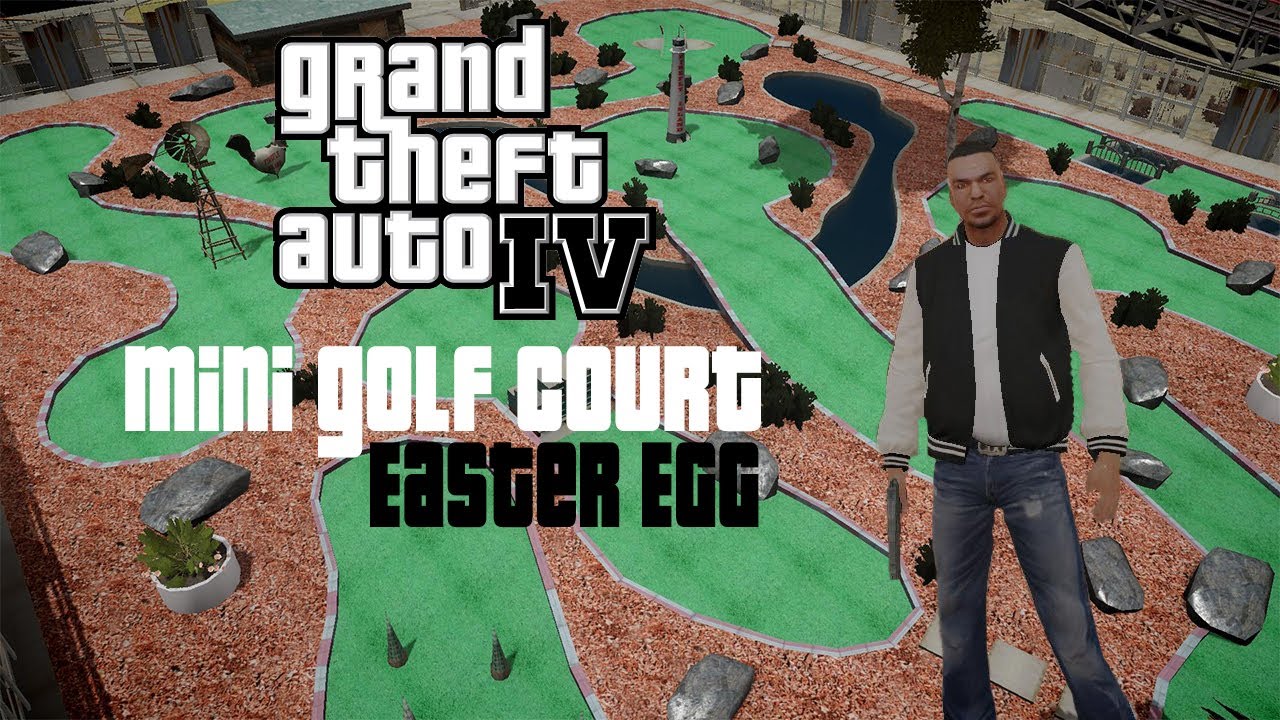 Grand Theft Auto IV - Mini Golf Court Easter Egg [Full HD 1080p] - YouTube