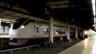 E657系 スーパーひたち 651系 スワローあかぎ 上野駅 同時発車 Limited Express Super Hitachi & swallow Akagi 651系全廃