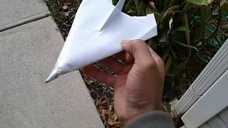 Lifting Body paper airplane