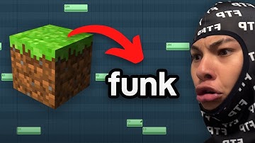 I made Brazilian FUNK using Minecraft sounds