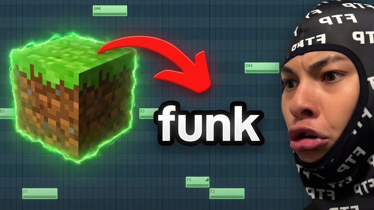 I made Brazilian FUNK using Minecraft sounds