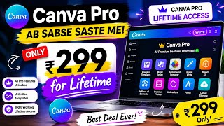 How To Get Canva Pro Lifetime Access for Free &amp; Cheap in 2026 😱