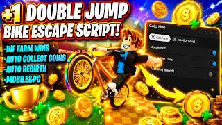  1 Double Jump Bike Escape Script 2026 | Inf Farm Wins   Auto Collect Coins   More (WORKING)
