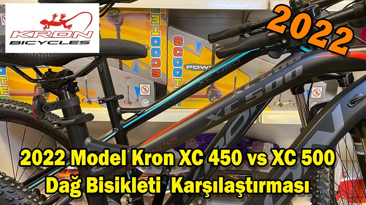 2022 Model KRON XC 450 VS KRON XC 500 Dağ Bisikleti Karşılaştırması -  YouTube