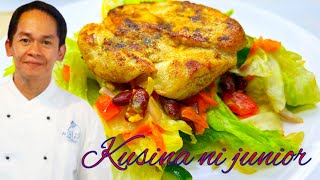 HEALTHY MIX SALAD WITH RED KIDNEY BEANS AND MARINATED CHICKEN BREAST @kusinanijunior