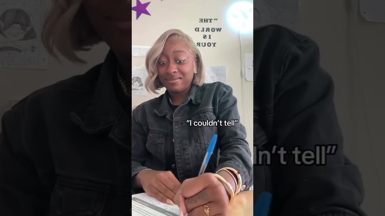 Me students surprise my “hair”