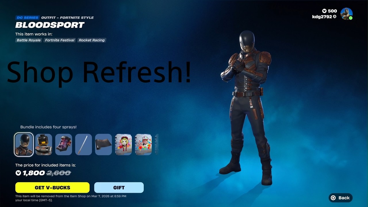 FORTNITE SHOP REFRESH- MAR 4TH, 2026